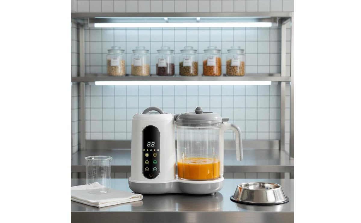 Allall-in-1 Feline Dog Food Machine Touch-Sensitive Screen Pet Blender Cooker Low Noise