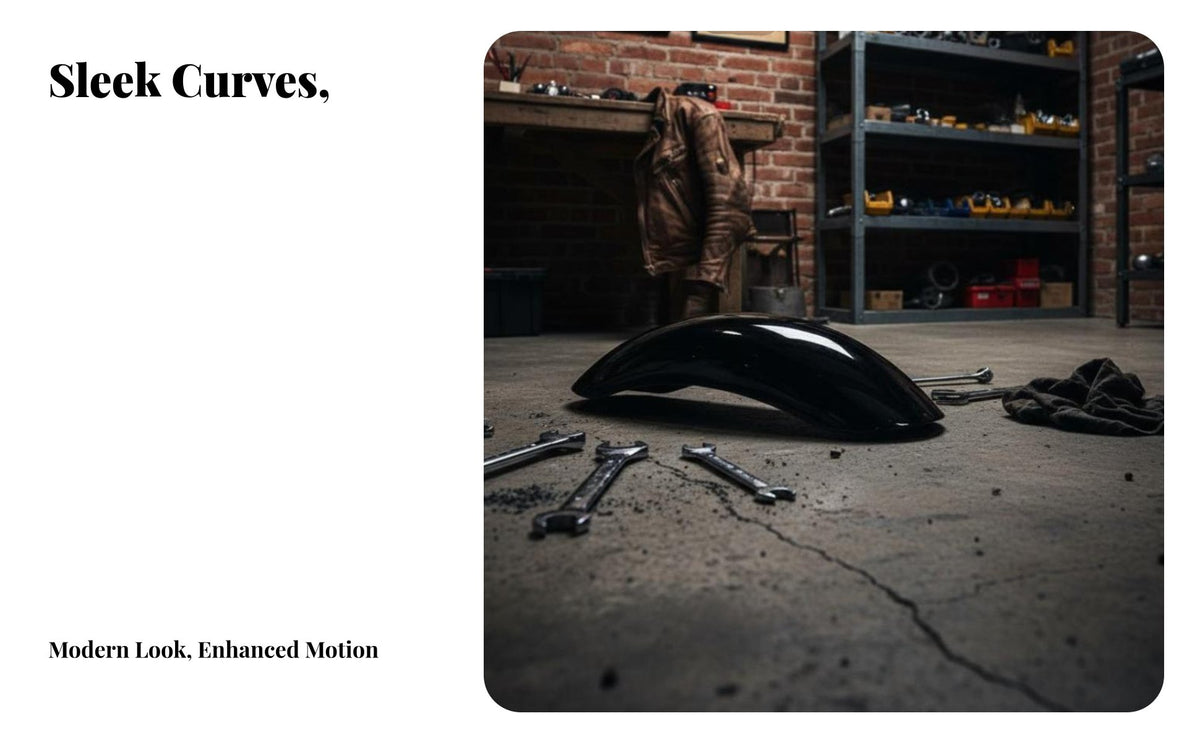 Motorcycle Front Mudguard Metal Construction Short Front Mudguard Custom Motorcycle Mudguard