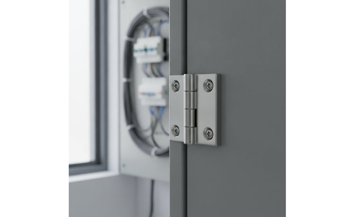 Stainless Steel Butt Hinge Polished Hinge with Screws Hardware Rustproof for DIYers, Builders, Boat Owners, Cabinets, Boats, RVs