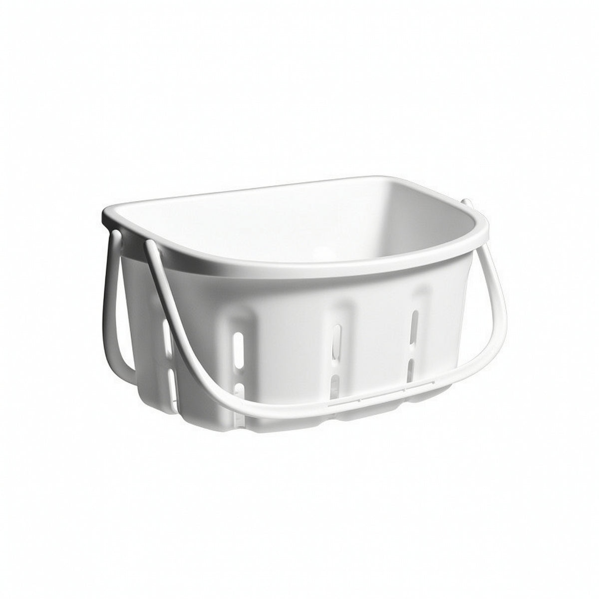 Ventilated Toiletry Basket with Handle Drainage Storage Basket with Handle Washable Shower Organizer Multipurpose for Closet