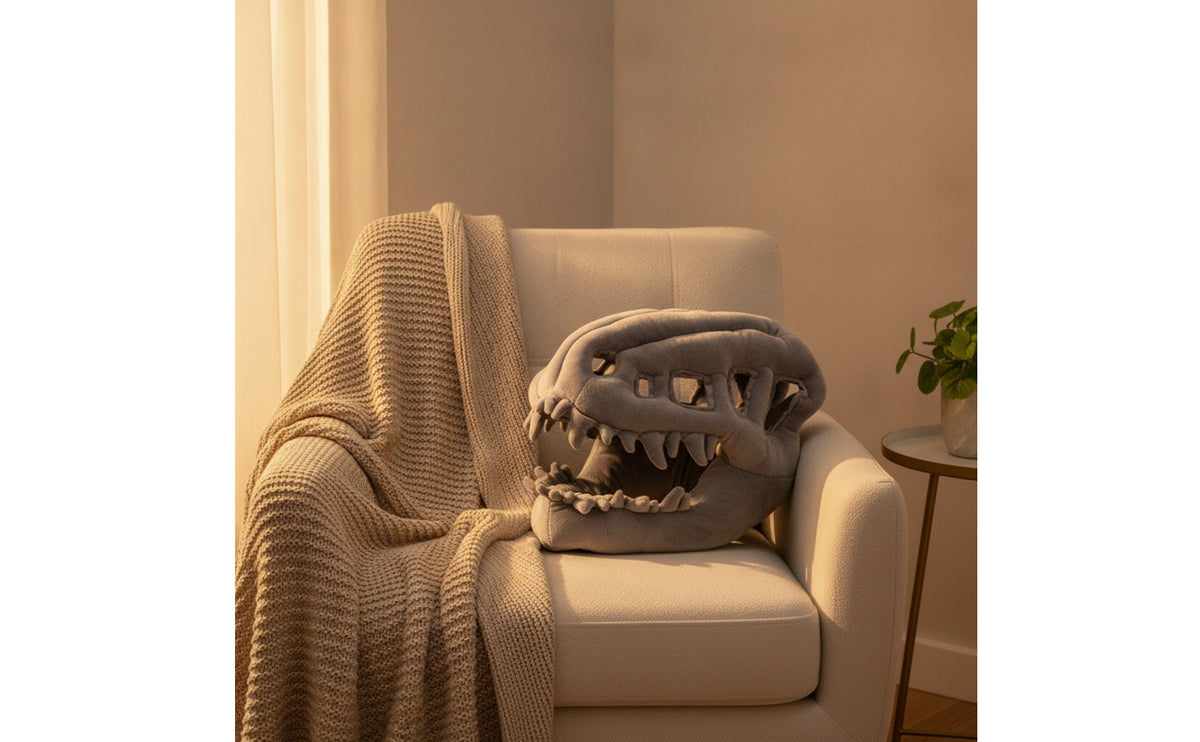 Wearable Dinosaur Skeleton Headpiece | Novelty, Dinosaur cranium Headpiece, for Cosplay