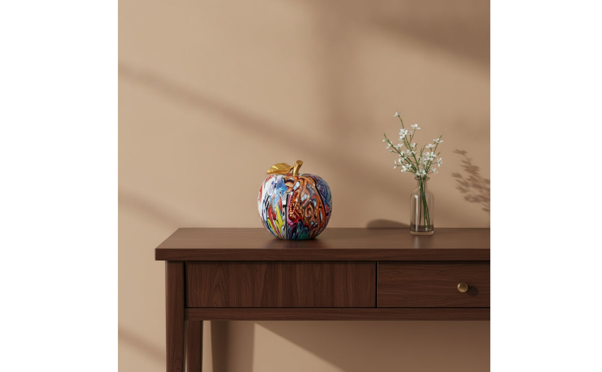 Fruit Figurine Glossy Fruit Figurine Decoration Painted Sculpture for Art Lovers, Living Room