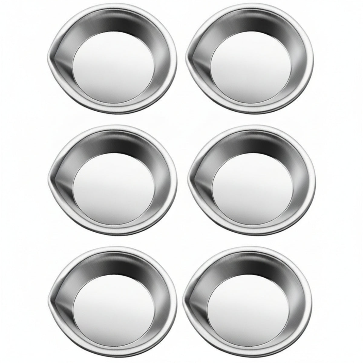 6 Pieces Mini Paint Palette Cups Compact Paint Cups with Pouring Lip Portable Dish Easy to Clean for Artists