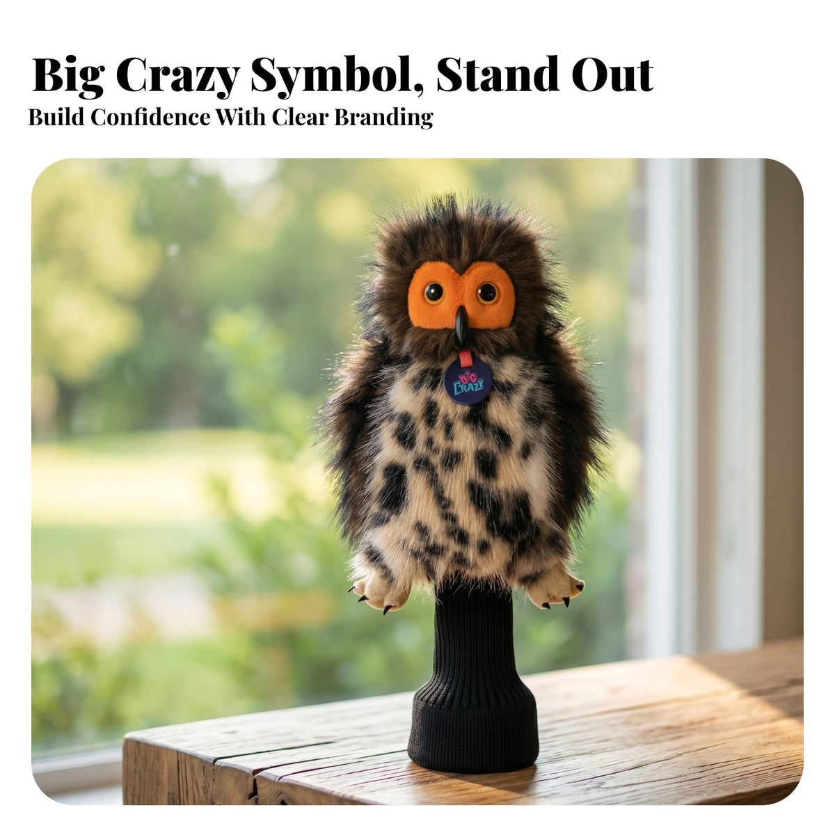 Gift Idea Owl Driver Headcover Scratch Protection Owl Golf Headcover