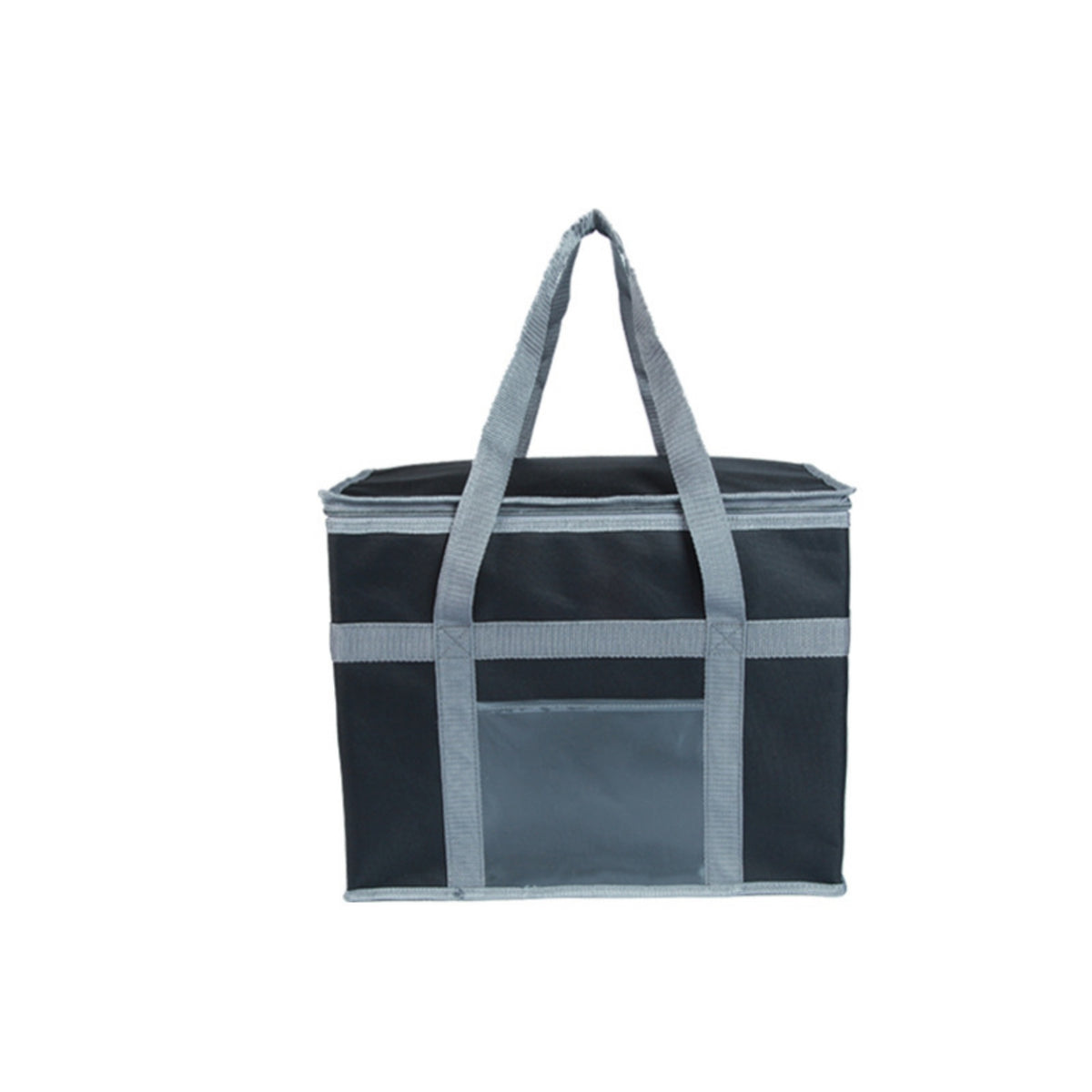 Insulated Lunch Bag Thermal Lunch Bag with Transparent Pocket Bags Soft-Sided Totes Zippered for Adults, Work, Picnic