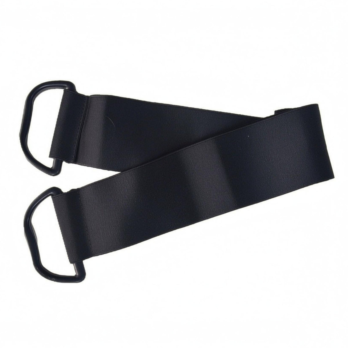 Looped D-Loop Strap Black Leg Stretch Band Portable Workout Gear