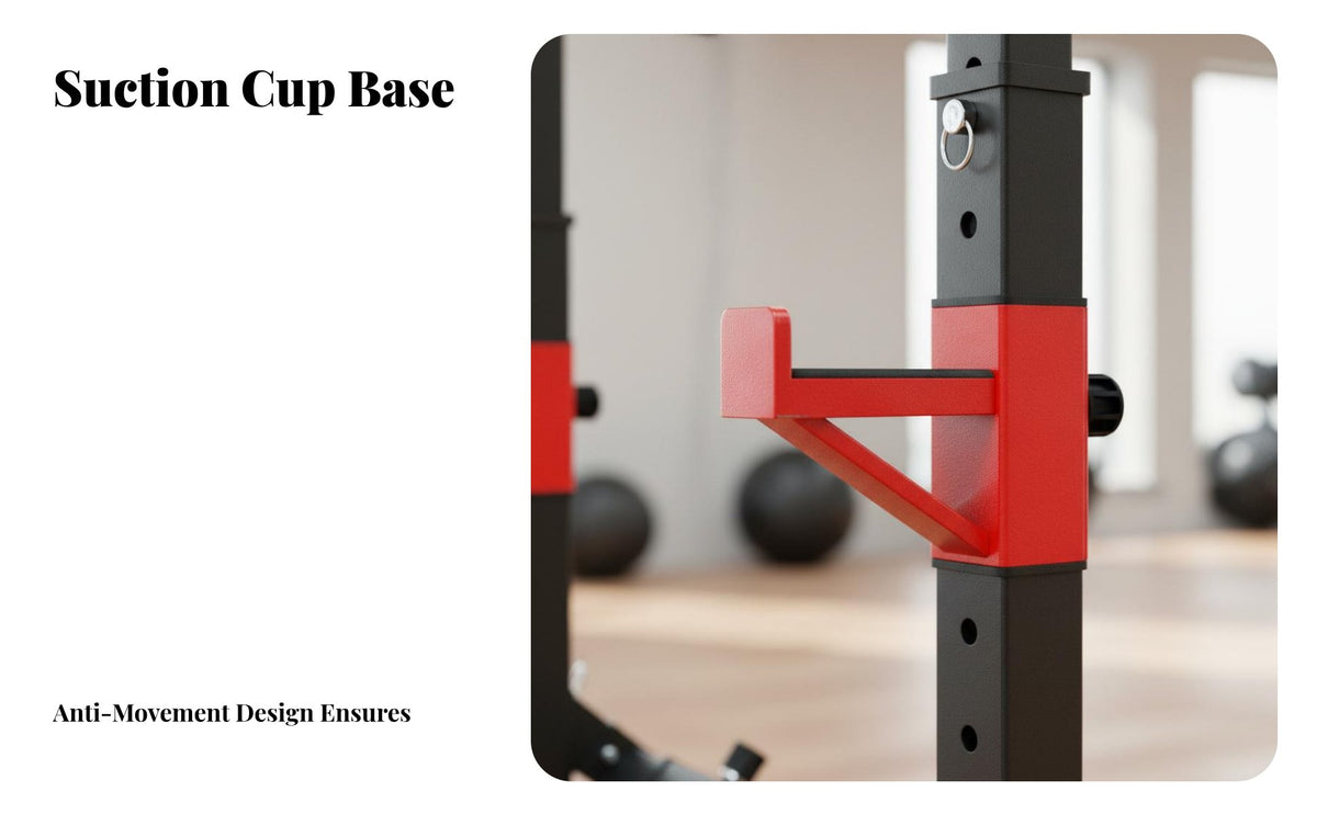 Adjustable Squat Rack Stable Multi-Function Bench Press Rack Heavy Duty Steel Construction Separate Barbell Stands for Bodybuilders, Weightlifters