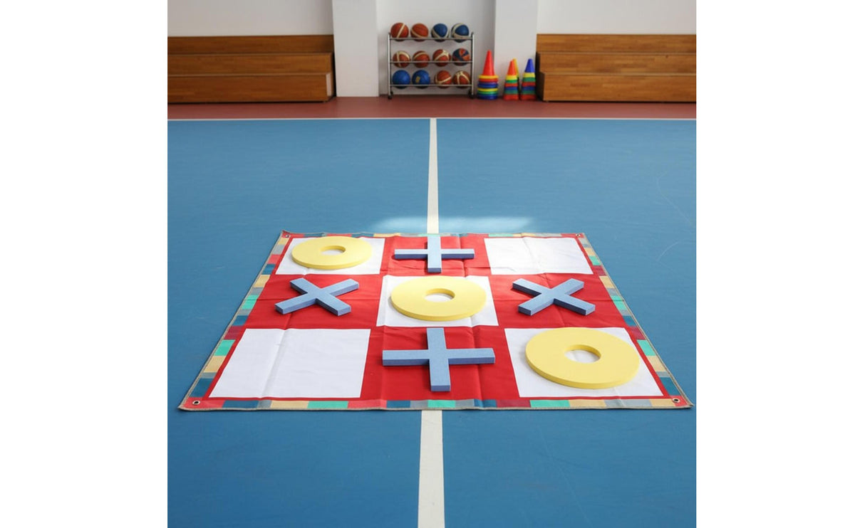 Teams Building Game Set Educational Giant X and O Toe Set Portable X and O Toe Game for Kids, Party