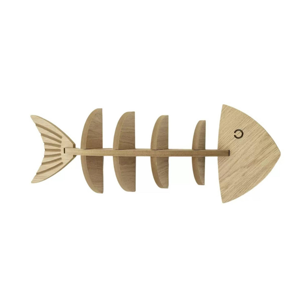 fishes Shaped Wall Shelf Decorative Wooden Shelf with fishes Design Coastal Furniture for Living Room