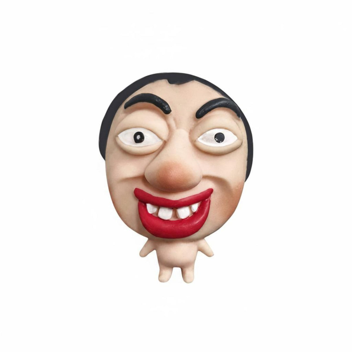 Quick Rebound Squishy Face Toy Stress Relief Rubber Face Squishy Soft Texture Press Doll Cute Design for Desk