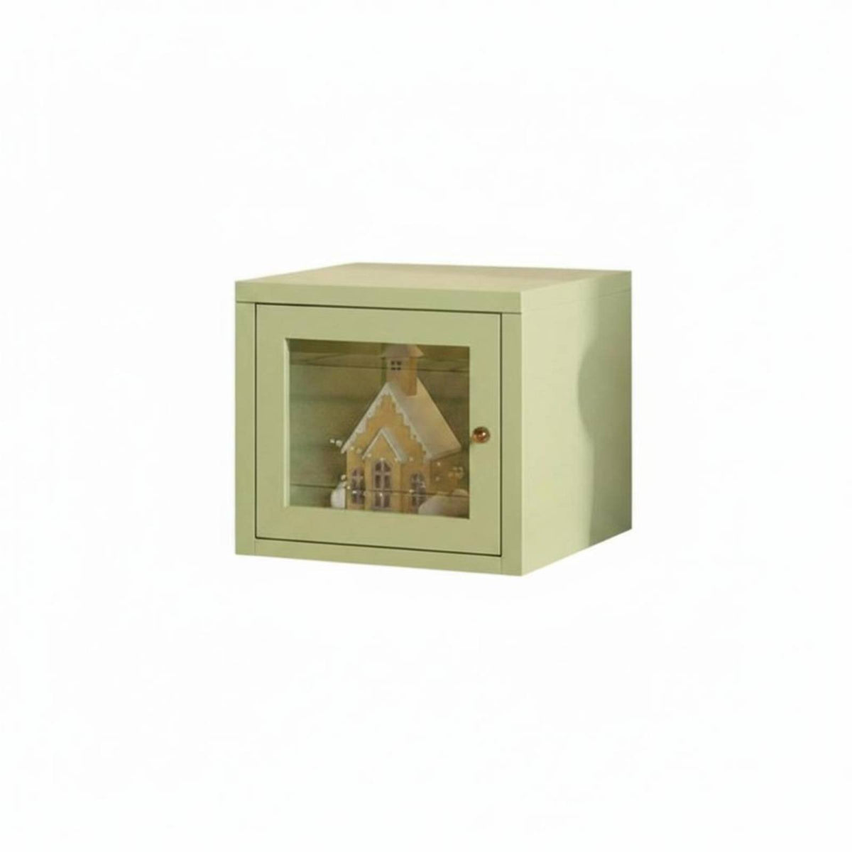 Glass Door Stackable Storage Cube Modular Design Stackable Display Cube Dust-Proof Bookshelf Space-Saving for Office Workers, Homeowners, Decor Enthusiasts, Living Room, Bedroom, Hallway