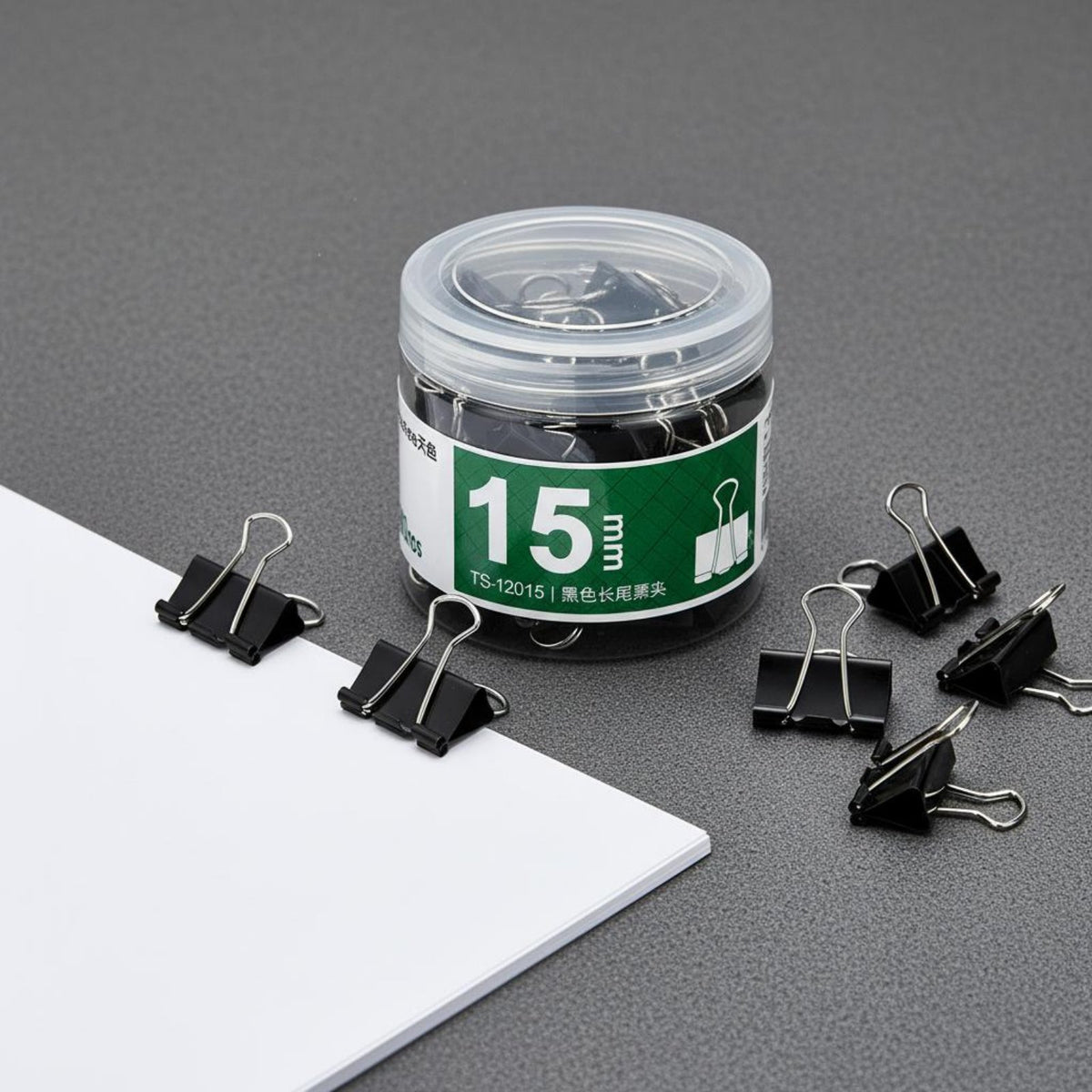 48 Pieces Binder Clips Binder Clip Rust-Resistant Foldback Clip for Teachers, School, Kitchen