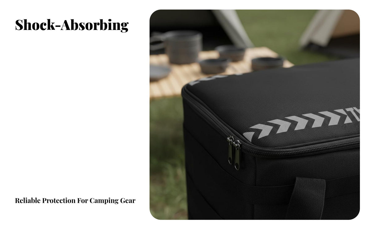 Camping Outdoor Organizer Multi-Functional Outdoor Kitchen Organizer Sturdy Material Foldable Organizer Box for Campers, Picnickers, Picnics, Travel