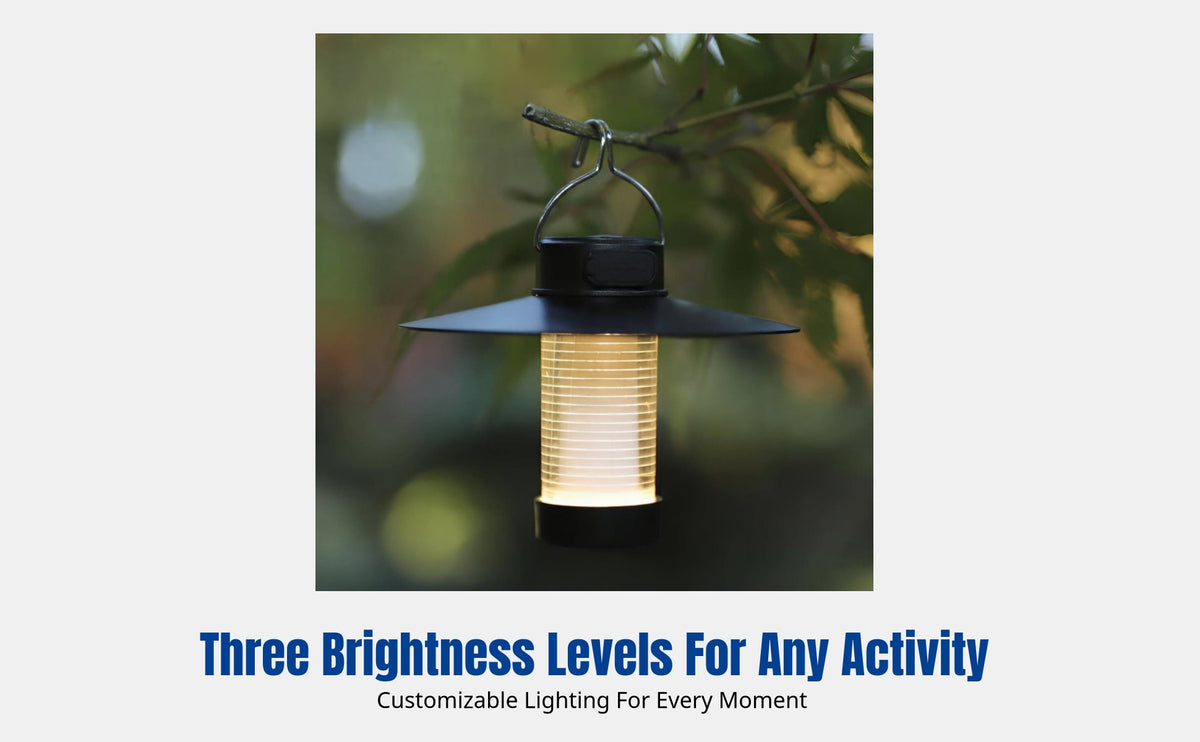 Outdoor Camping Lantern, Portable LED Tent Light, Long Battery, Waterproof, Ambience