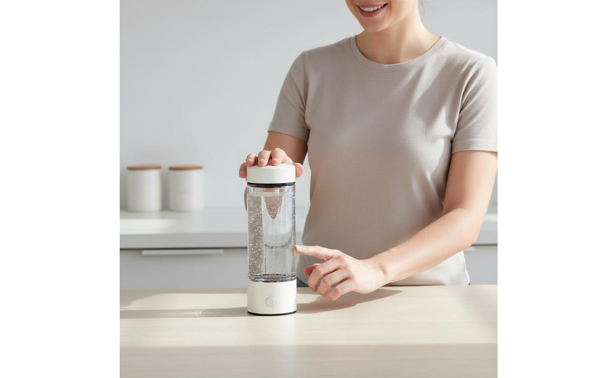 H₂-Rich Rich Water Cup SPE & PEM Technology H₂-Rich Water Generator Bottle Ideal Gift for Athletes, Office Workers, Travel, Gym