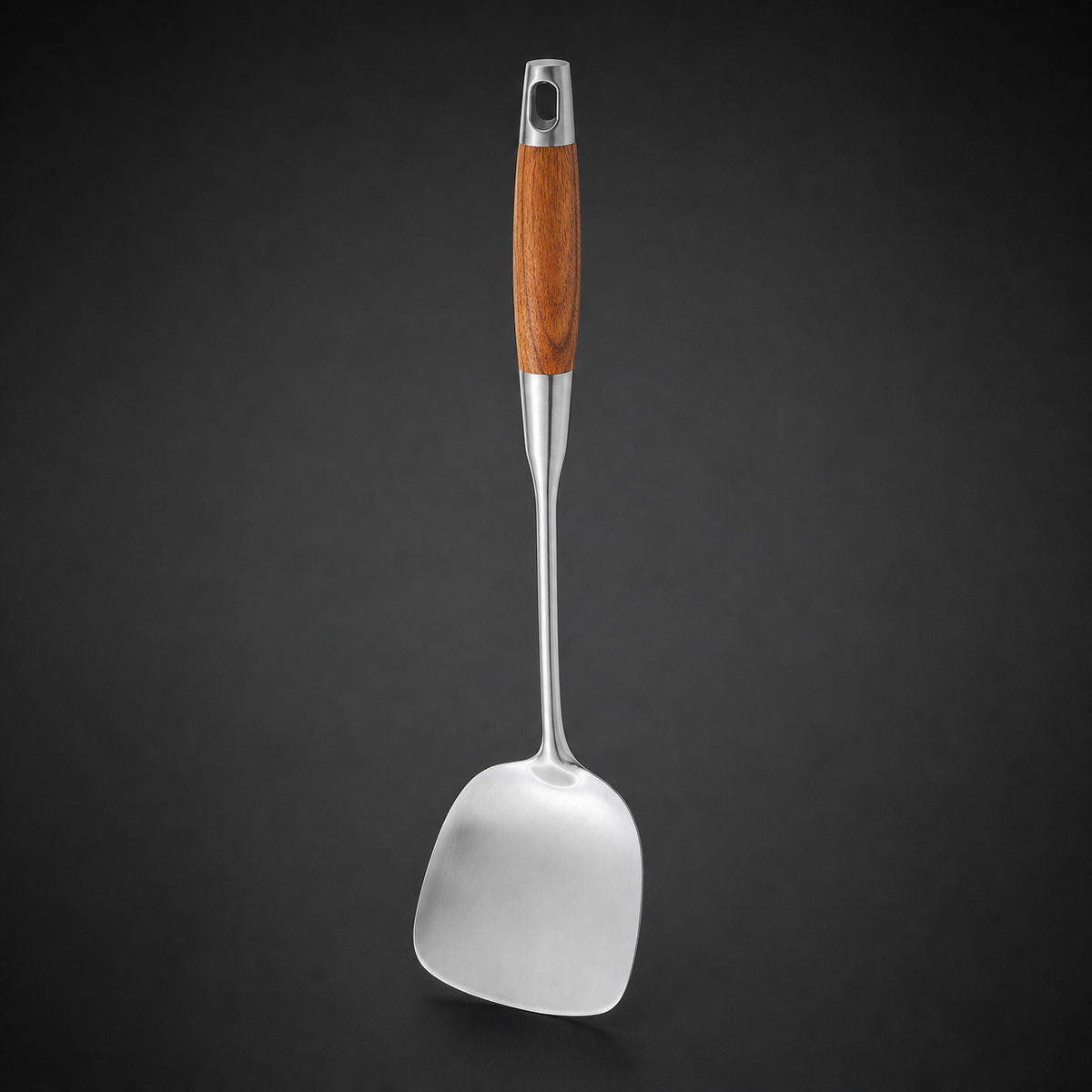 High-Temperature Resistant Kitchen Turner Set with Wooden Handle