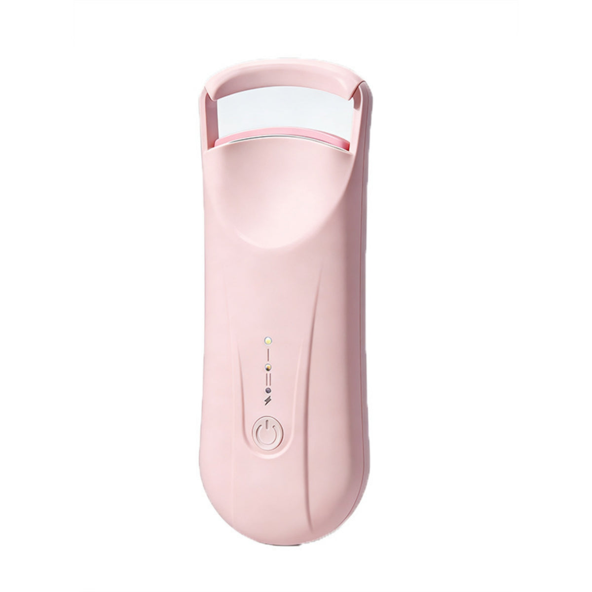 Handheld Eyelash Curler with Viewing Window Portable Heated Eyelash Curler Natural Curl Makeup Tool Safe for Beginners, Travel