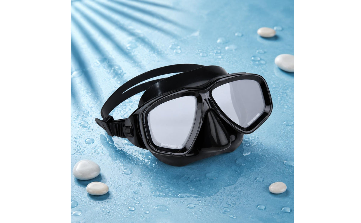 Silicone Snorkel Facepiece Comfortable Fit Adult Submersible Visor Breathing System Snorkeling Gear Set for Diving