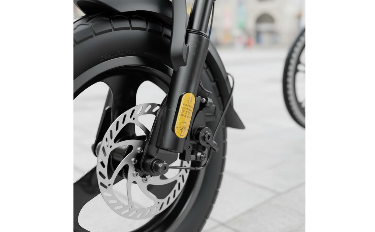 High-Speed Brushless Engine Folding Electric Bike Shock Absorption System Lightweight Portable Electric Bicycle Disc Brakes Personal Transport Aviation-Grade Aluminum Frame for Designated Drivers, Commuters, Students, Last Mile Commuting, University