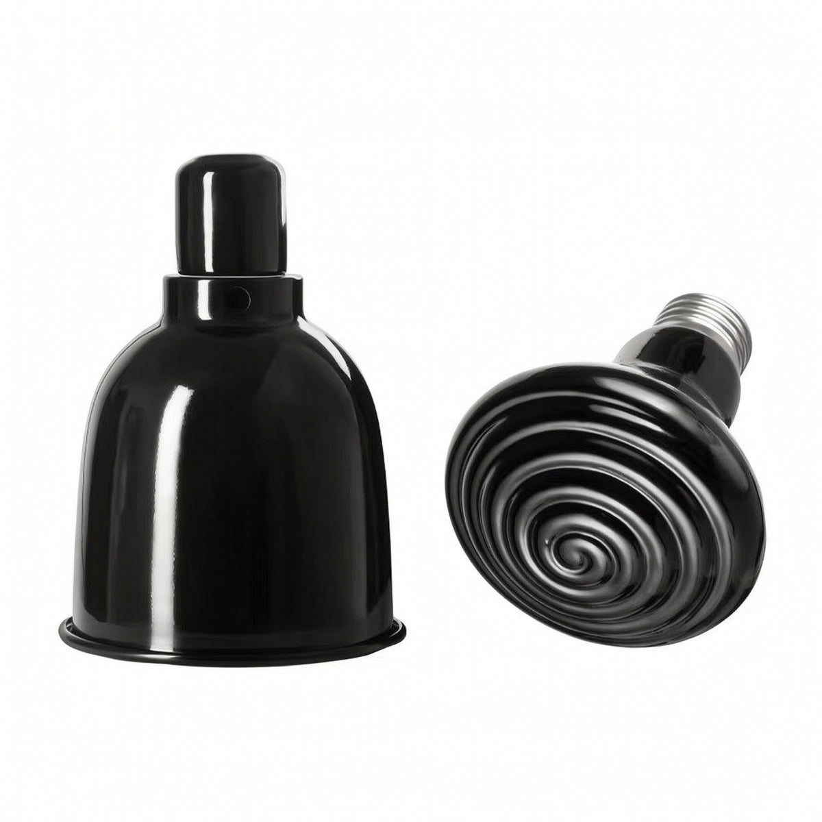 Ceramic Heat Lamp Bulb for Reptiles, Turtles, Hedgehogs, Lizards, Parrots, Infrared Night Heat, EU Plug