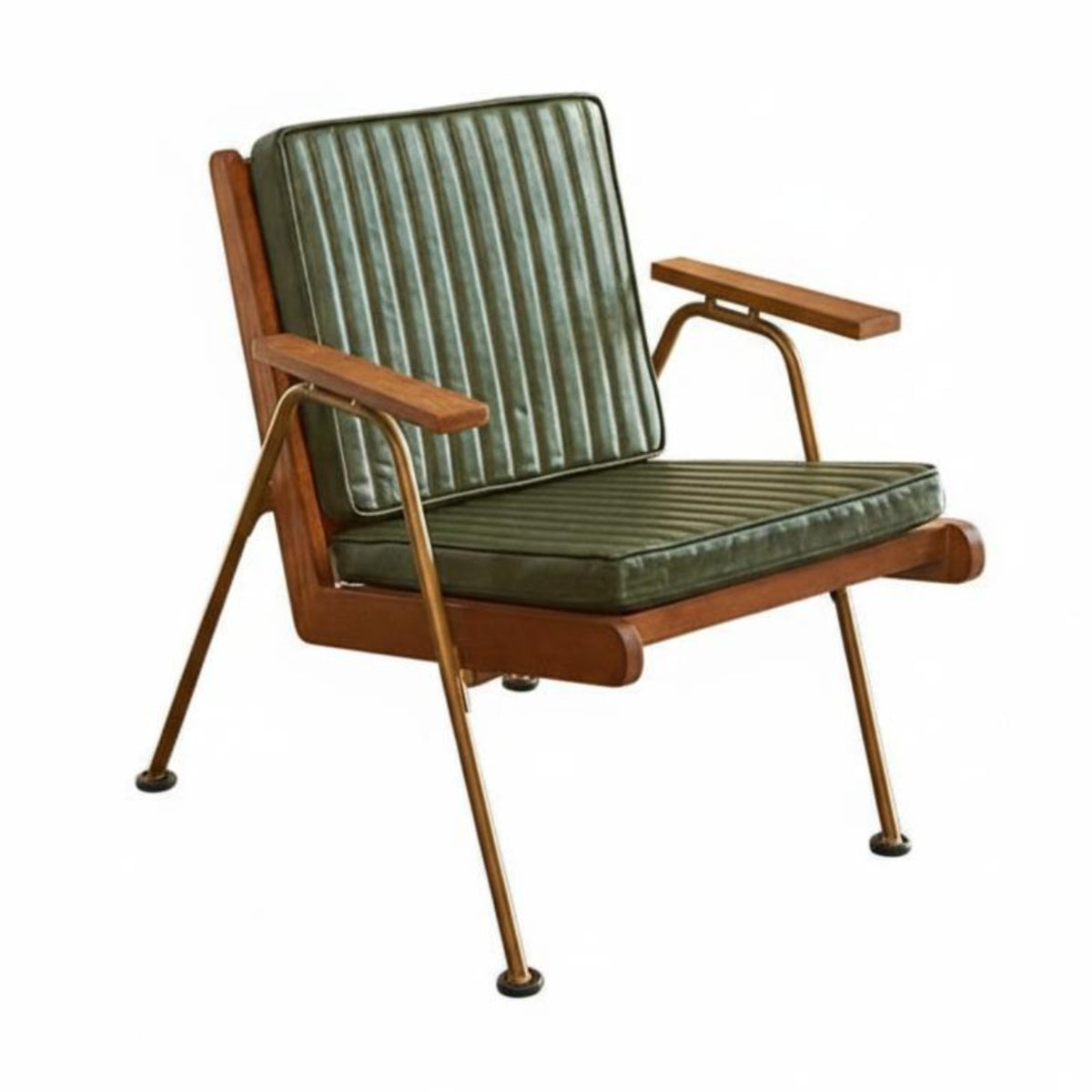 urban and aesthetic Minimalist Iron Armchair Retro design Single Sofa Light Luxury Indoor Seating Geometric Frame for Design aficionados, Business Owners, Cafe, Living Room, Bedroom, Office