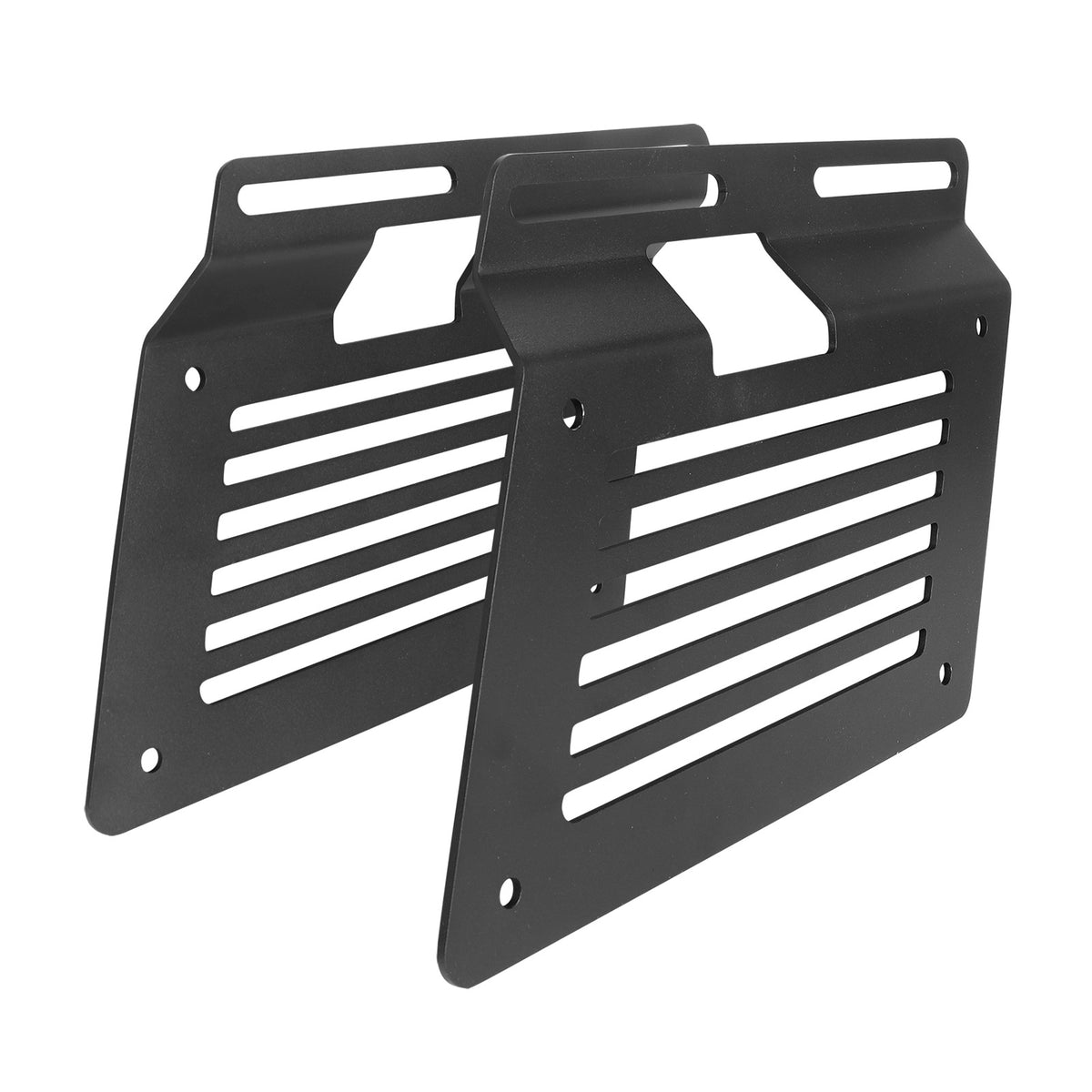 Motorcycle Saddlebag Bracket, Cruiser Side Box Support, Tool Bag Mount, Black