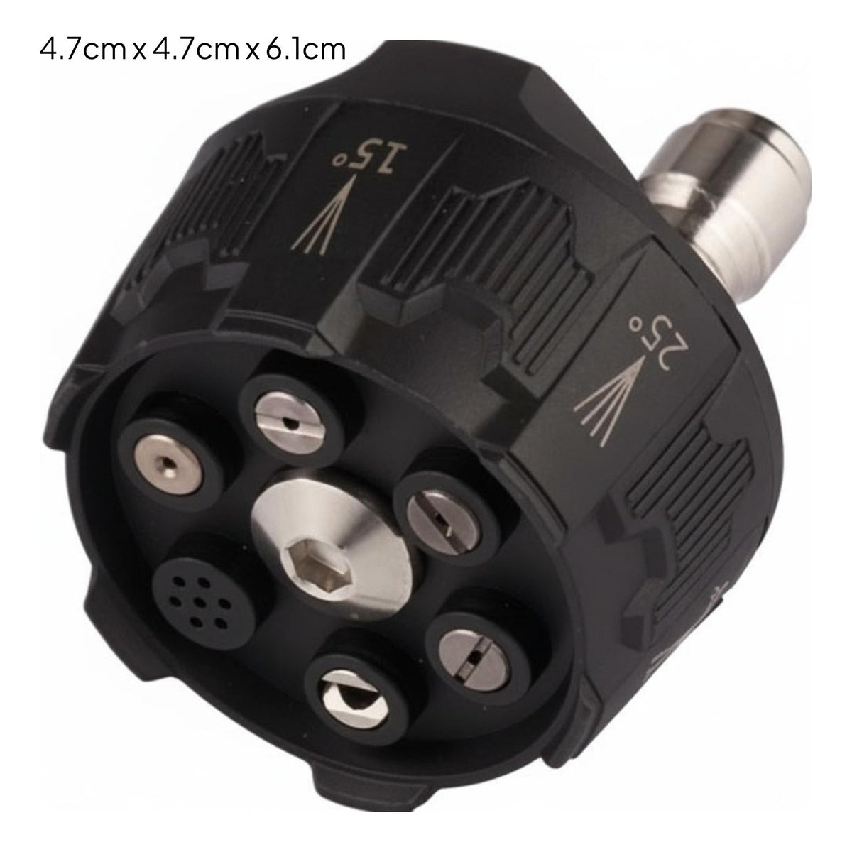 Sturdy Construction 6-in-1 Pressure Washer Nozzle Time Saving 6 in 1 Pressure Washer Nozzle Rustproof for Car Owners, Homeowners
