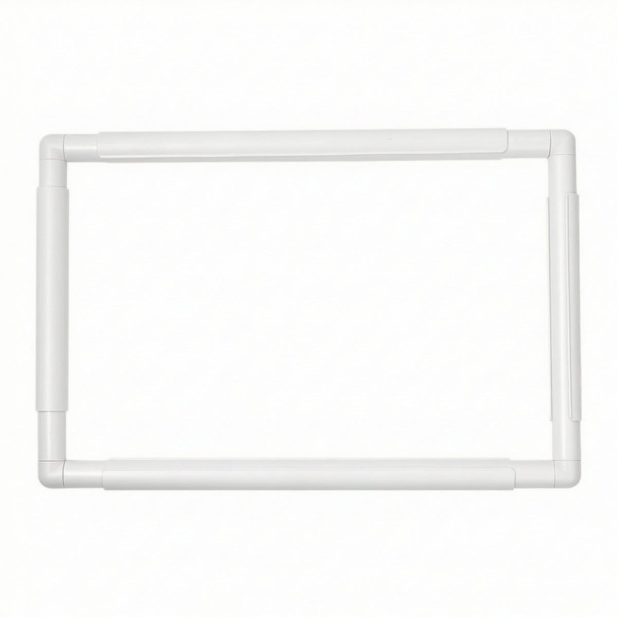 Square Embroidery Frame Plastic Cross-Stitch Frame Lightweight Holder Adjustable for Crafters, Punch Needle