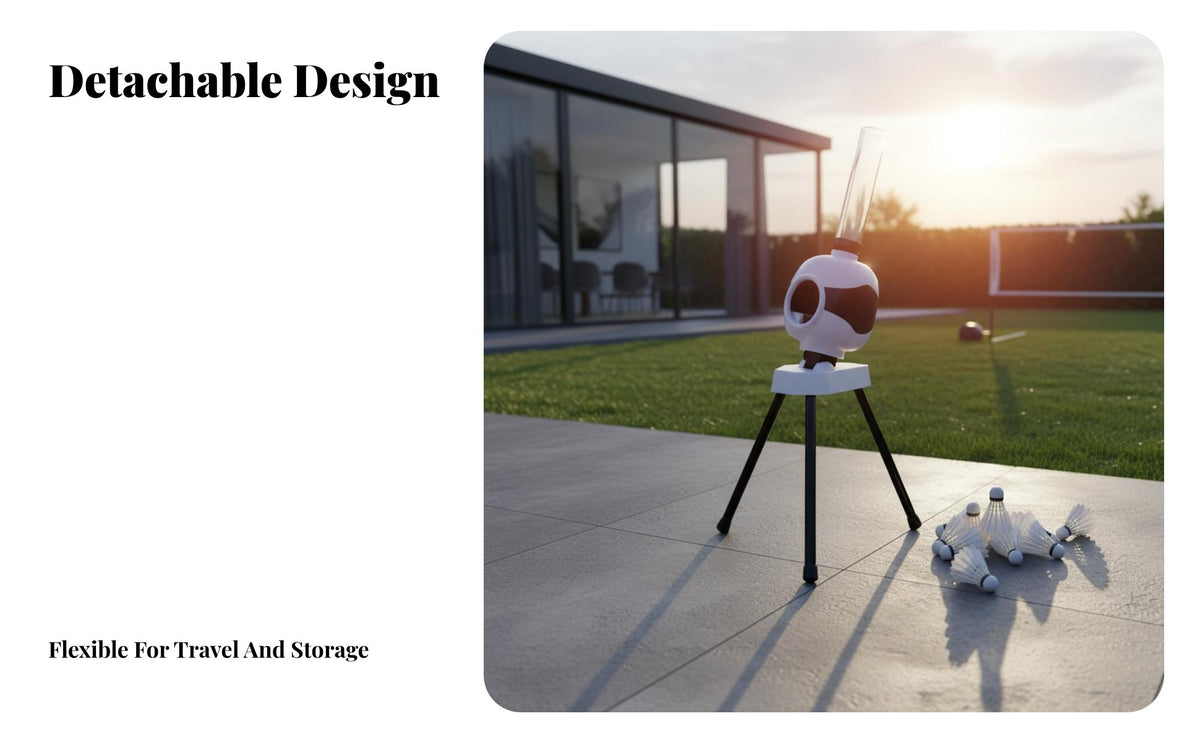 Automatic Badminton Serving M Electric Hine Fixed Point Serve Portable Shuttlecock Launcher Indoor Outdoor Use Automatic Shuttlecock Pitcher