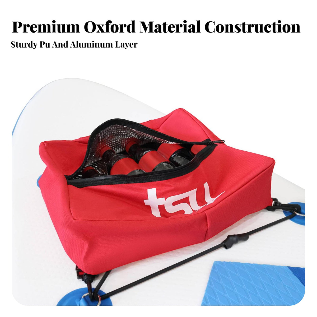 Stand-up Paddleboard Deck Chiller Bag Portable Paddle Board Chiller Bag Waterproof Outdoor Gear for Paddleboarders, Paddlers, Paddleboarding, Surfing