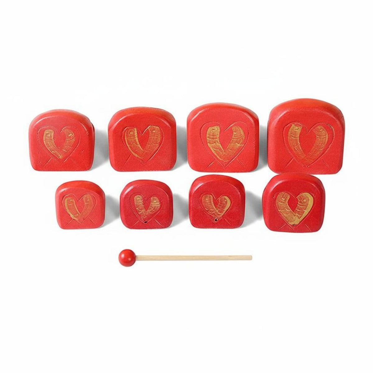 Develops Rhythm Skills Wooden Ta Single Block with Mallet Encourages Group Play Wooden Sound Box Child-Centered Learning Percussion Instrument Long-Lasting for Children, Preschoolers, Music Educators, Preschool, Classroom, Playroom, Home