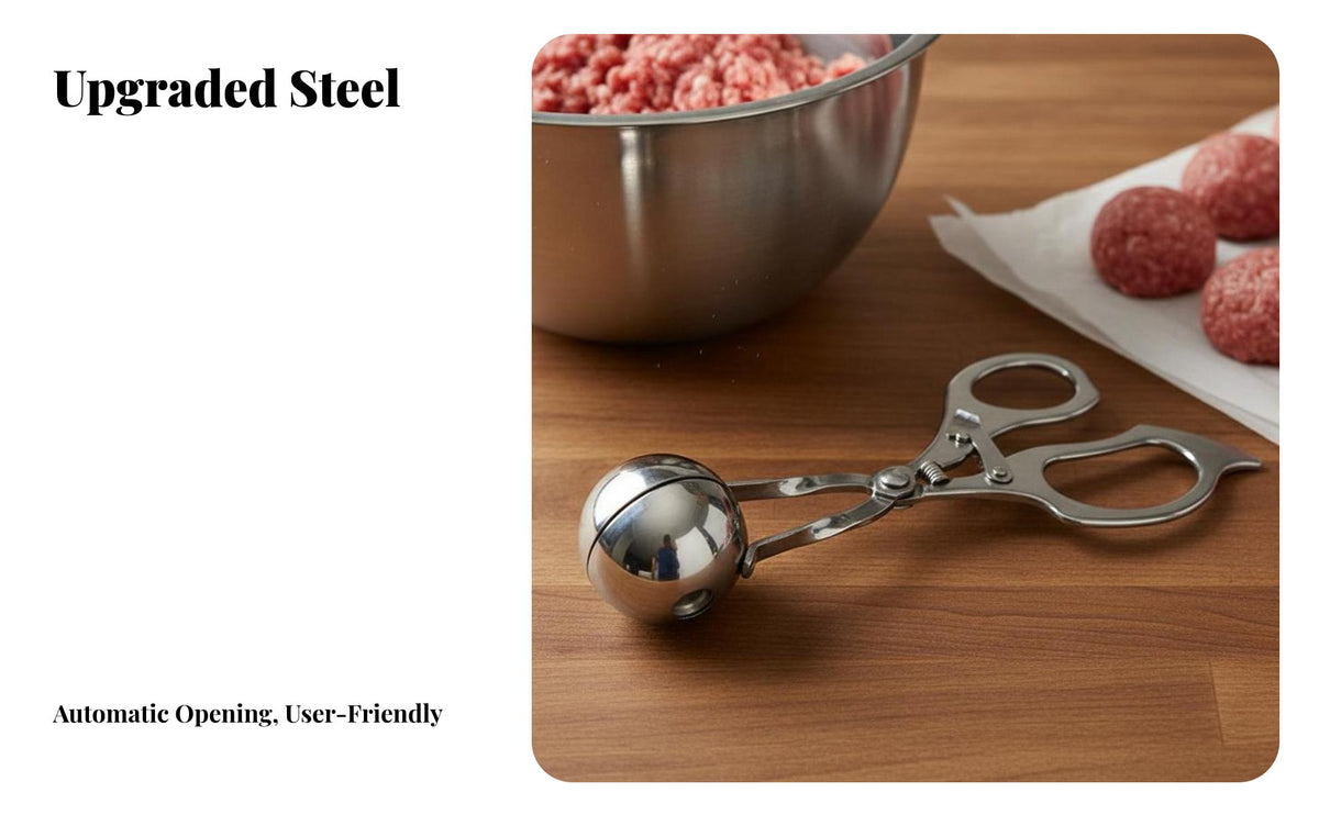 Meat Sphere Former Tongs Stainless Steel Meat Sphere Former Meat Sphere Er Tongs Easy Release Stainless Steel Meat Sphere Er