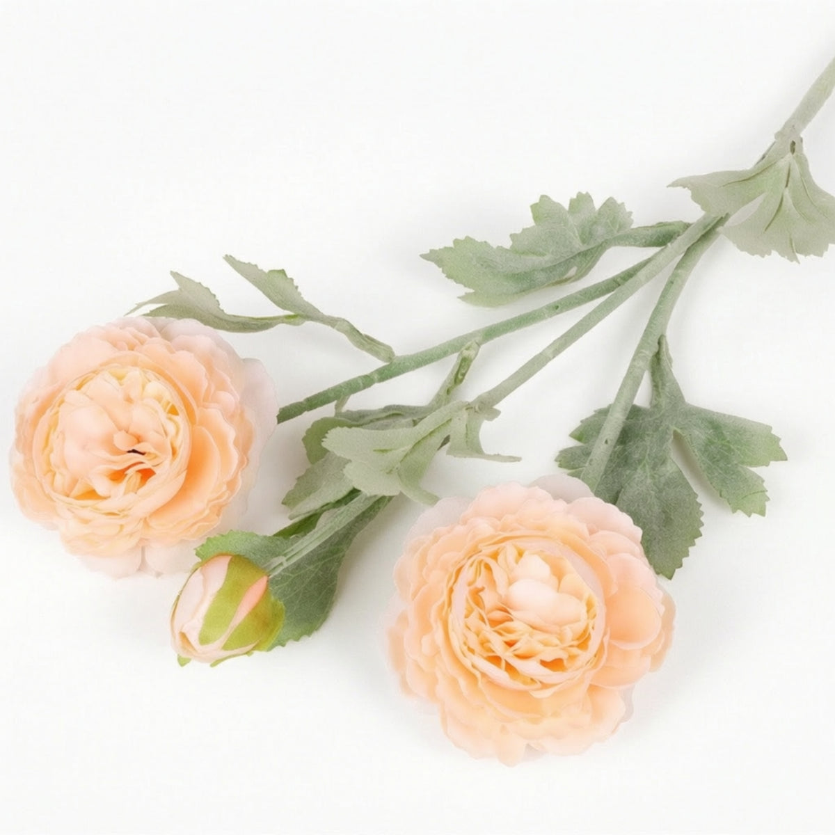 Artificial Peony Bouquet with Velvet Finish