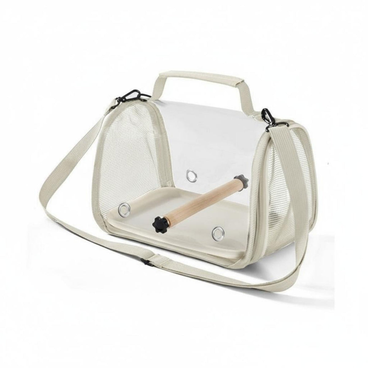 Breathable Mesh Portable Bird Travel Bag Easy to Clean Bird Travel Bag Foldable for Adults, Vet Visits, Outdoor, Hiking