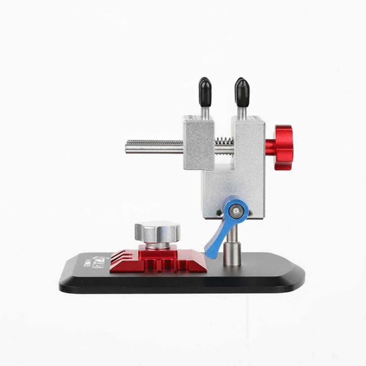 360 Degree Tool Holder Low-Profile Base Rotary Clamp Stand Aluminum Alloy Rotary Tool Clamp for Model Makers