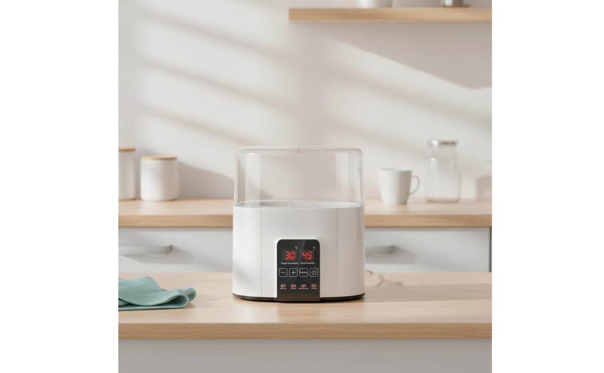 Twofold-Function Bottle Warmer and Sterilizer Temperature-Controlled Bottle Warmer with Sterilizer Electric Appliance Digital for Kitchen