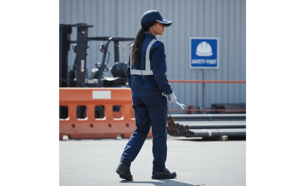 Safety Work Cap with Chin Strap Cotton Baseball-Style Bump Cap Hat Comfortable Breathable for Workers, Maintenance, Workshop