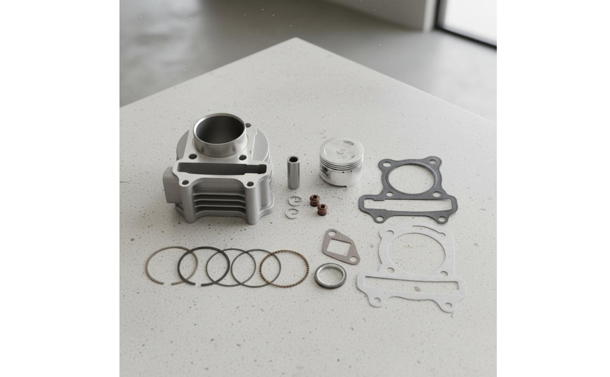 GY6 Engine Top End Kit Long-Lasting Scooter Cylinder Kit Scooter Engine Top End Assembly Good Heat Dissipation Motorcycle