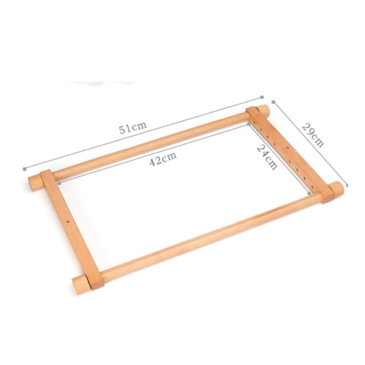 Cross Stitch Frame Rollable Textile Craft Tool Easy to Assemble for Handicraft