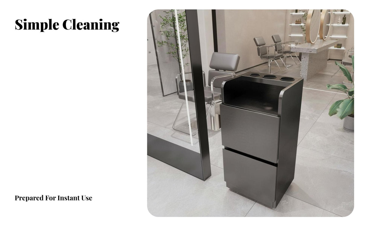 Installationinstallation-Not-Required Hairdressing Tool Cabinet Easy Assembly Salon Styling Station Long-Lasting Rolling Trolley Multi-Drawer Design for Hairdressers, Hair Stylists, Beauty Professionals, Barber Shop, Barbershop, Spa