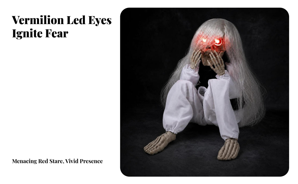 Compact Skeleton with Light-up Eyes