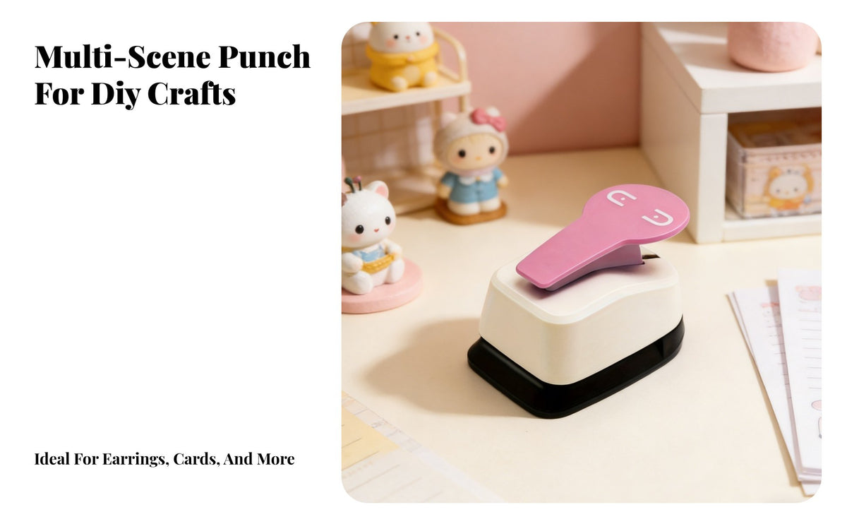 Earring Card Hole Punch Sturdy Earring Card Punch Crafting Supply for Crafters, Small Business Owners