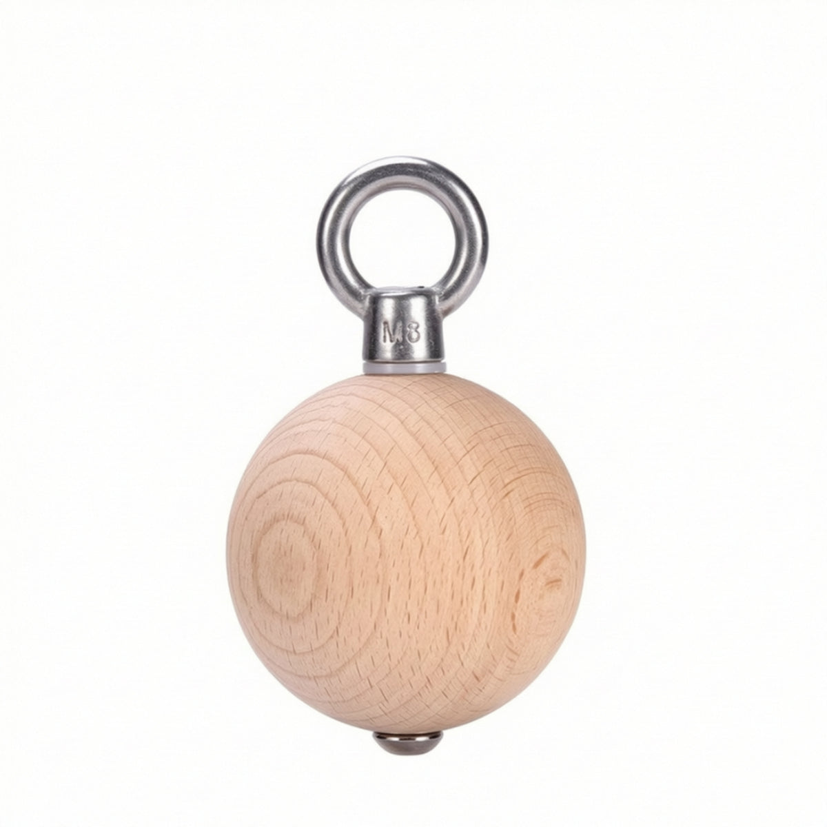 Beech Wood Pull-up Grip Ball Hanging Wooden Grip Ball Portable Grips Easy to Install for Home Gym