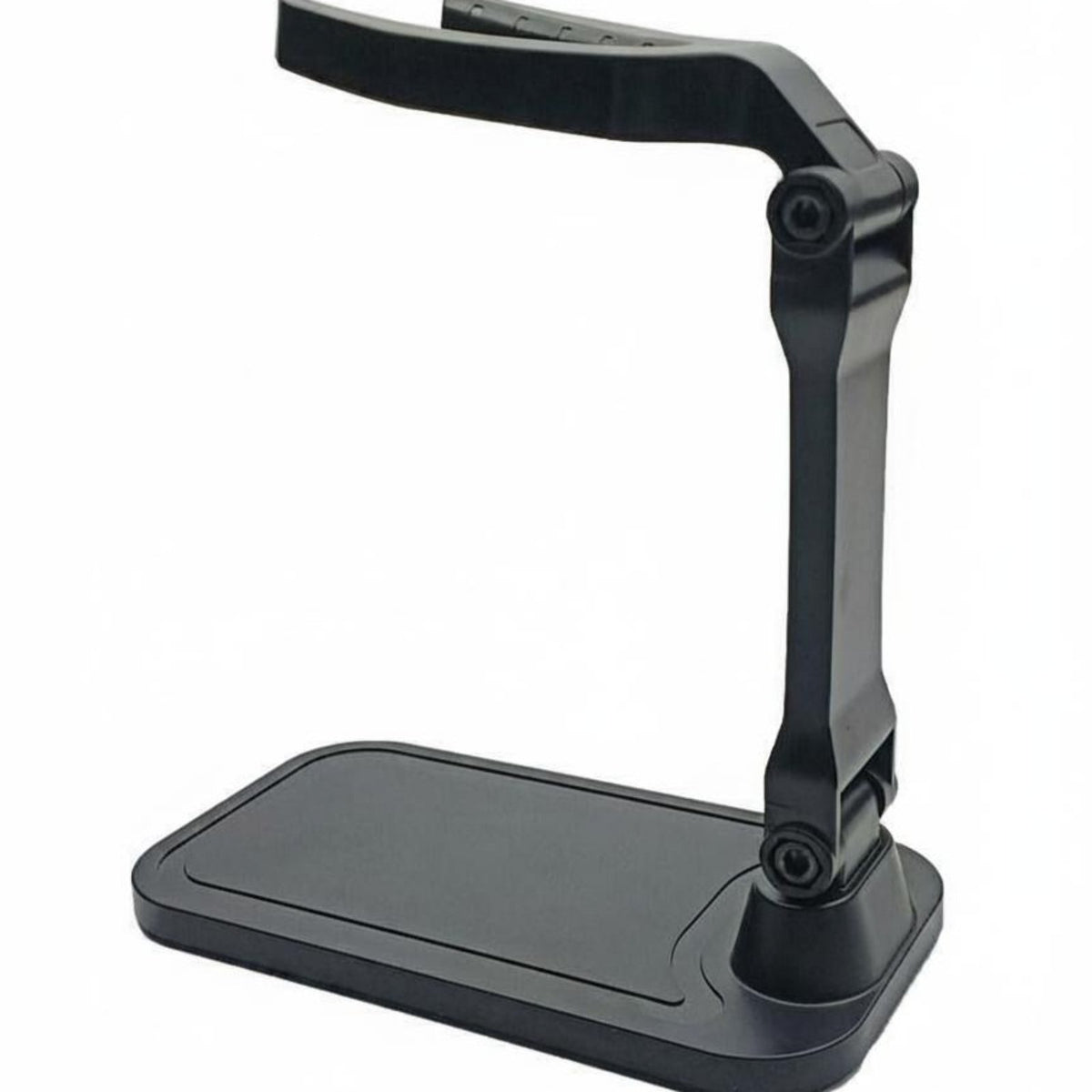 Sturdy Material Universal Product Code Scanner Stand Easy Assembly Foldable Scanner Holder Wall Mountable Product Code Reader Cradle for Supermarket, Warehouse, Library