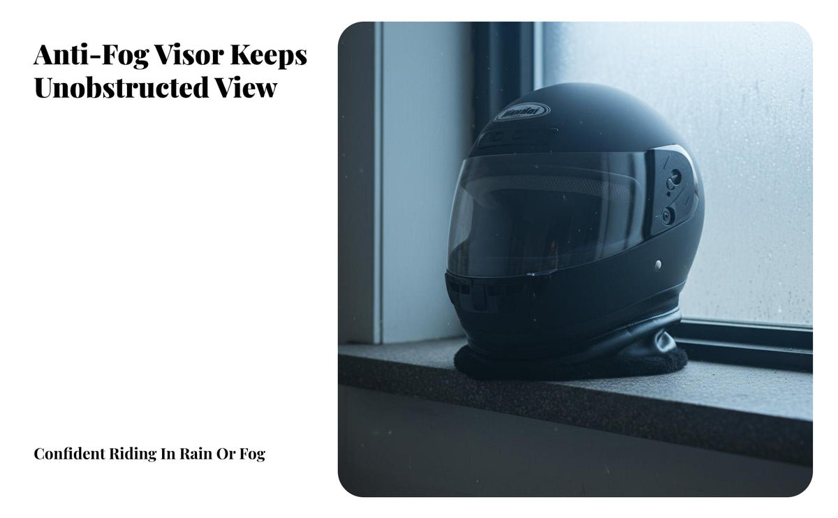 Full-Coverage Helmet Anti-Fog Visor Winter Windproof Guarding Headwear for Adults, Motorcyclist S, Cold Weather, Motorcycling, Action Sports