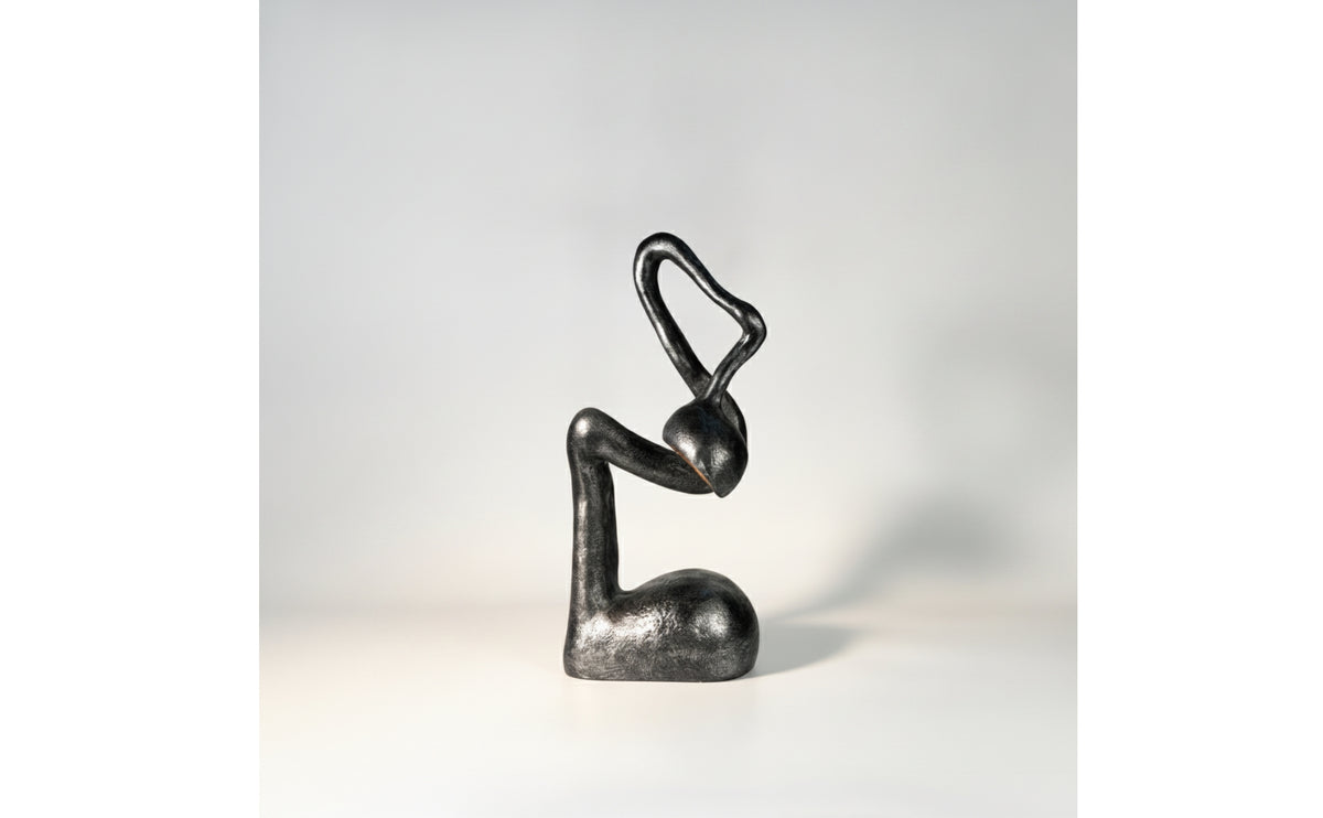Abstract Art Sculpture Textured Resin Sculpture Modern Art Carving for Homeowners, Living Room, Entryway, Sideboard