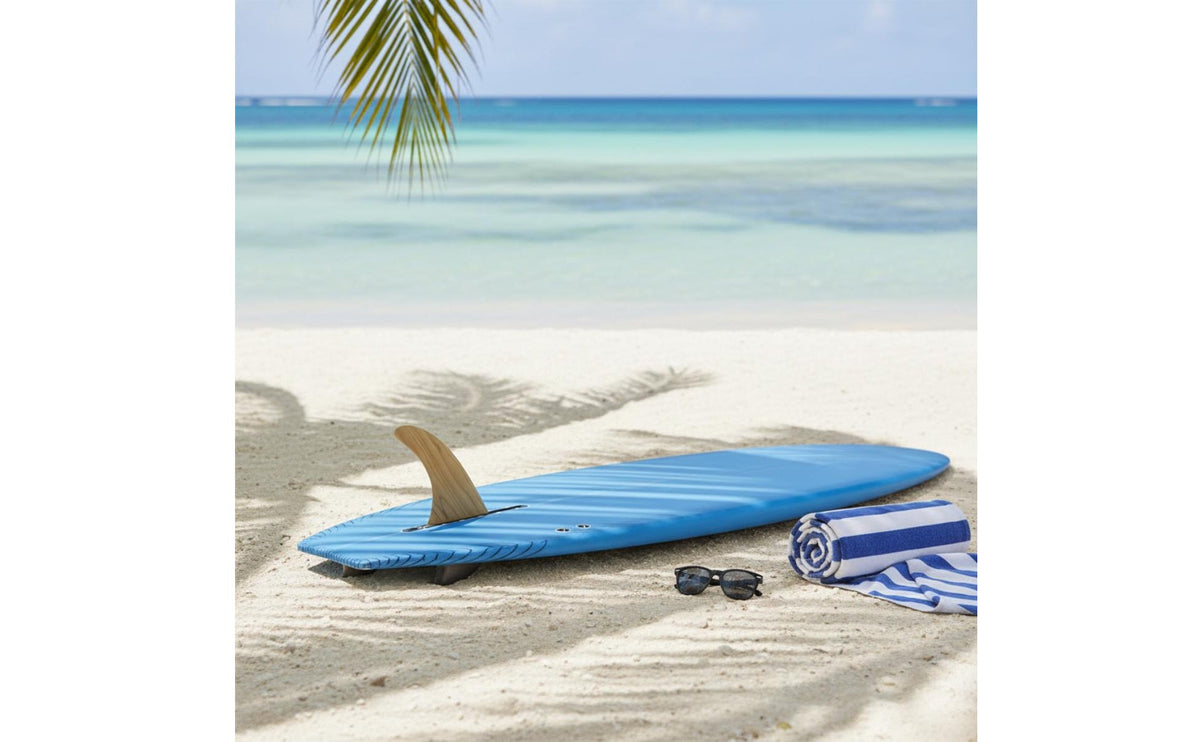 Shock-Resistant Resistant 7 Inch Surfboard Fin Professional Bamboo Wave-Riding Fin Fiberglass Water Sports Gear High Performance