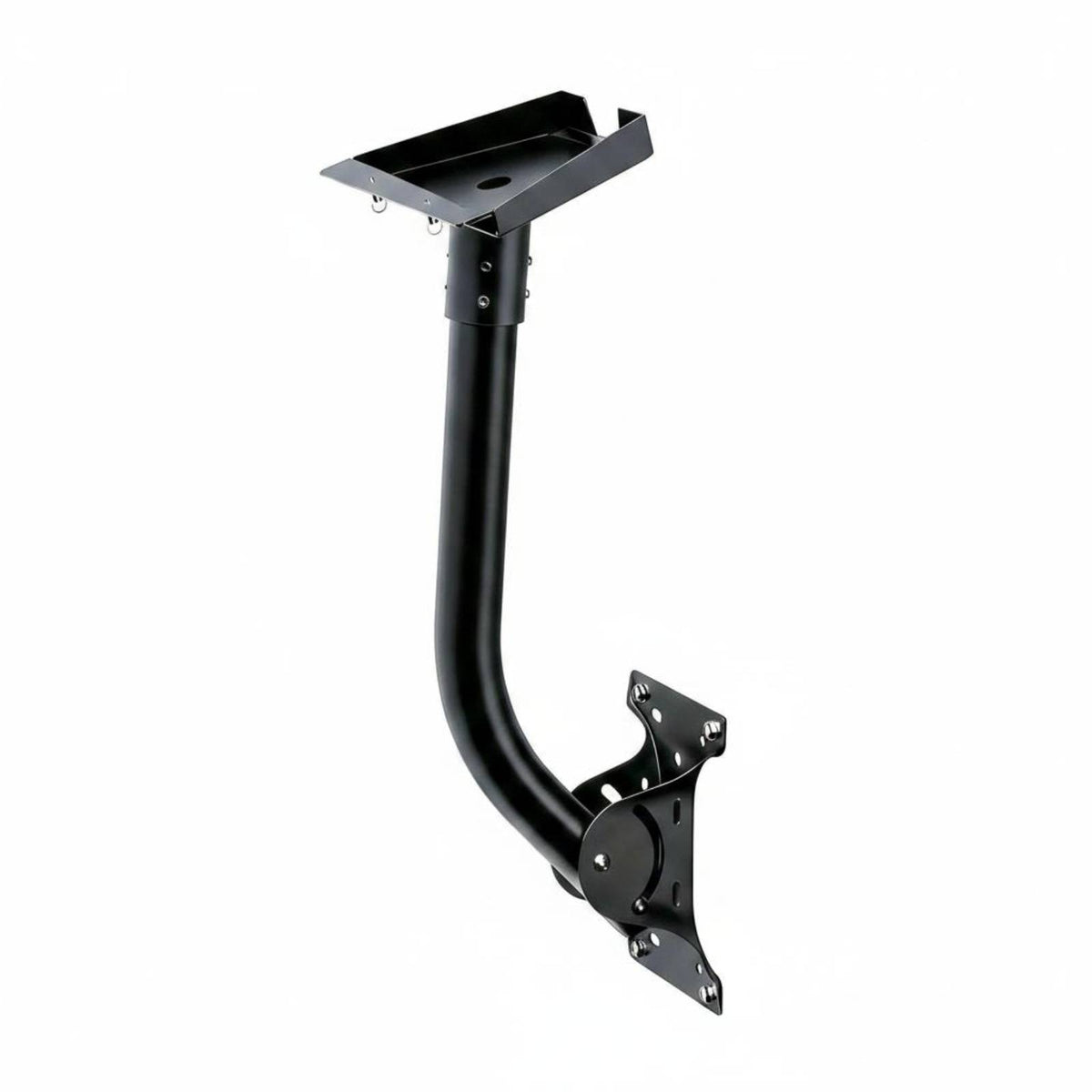 Curved Mounting Bracket Metal Adjustable Wall Mount Kit Powder Coated Outdoor Hardware for Boat