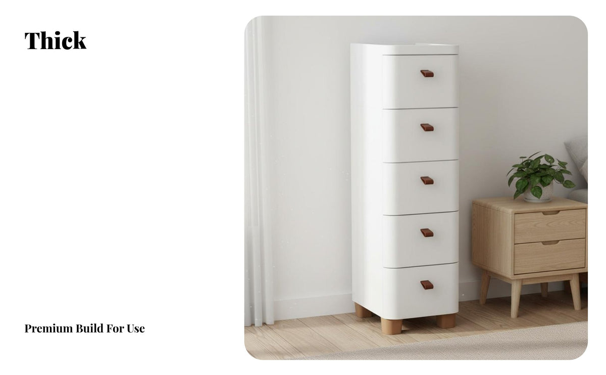 Drawer Cabinet Large Capacity Multi-Layer Storage Cabinet Thickened Material Multi-Layer Storage Chest for Students, Bedroom, Closet, Washroom