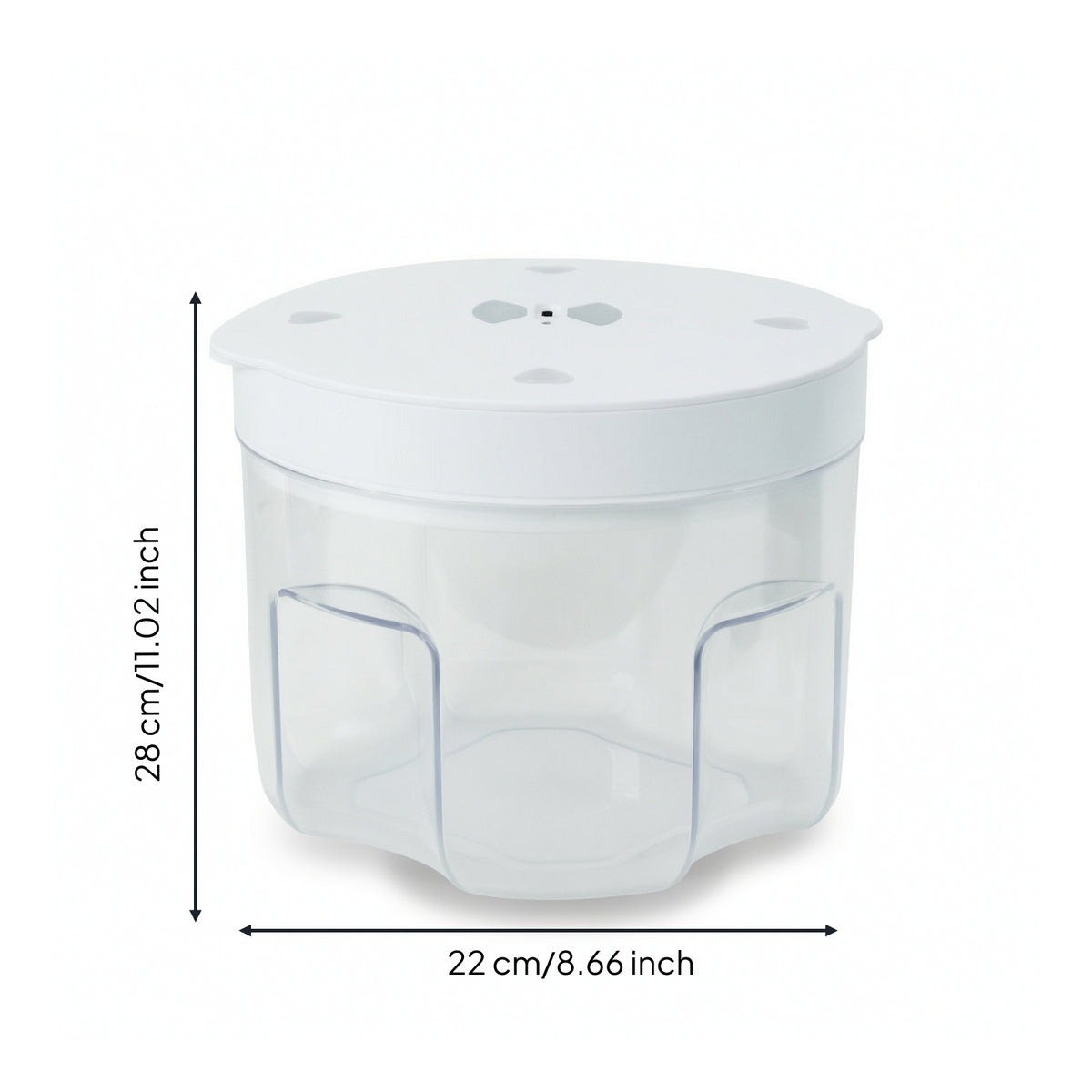 Vacuum Degassing Chamber Transparent Vacuum Chamber with Lid Tabletop Epoxy Resin Void Extractor for Workshops